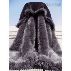 ostrich feather blanket