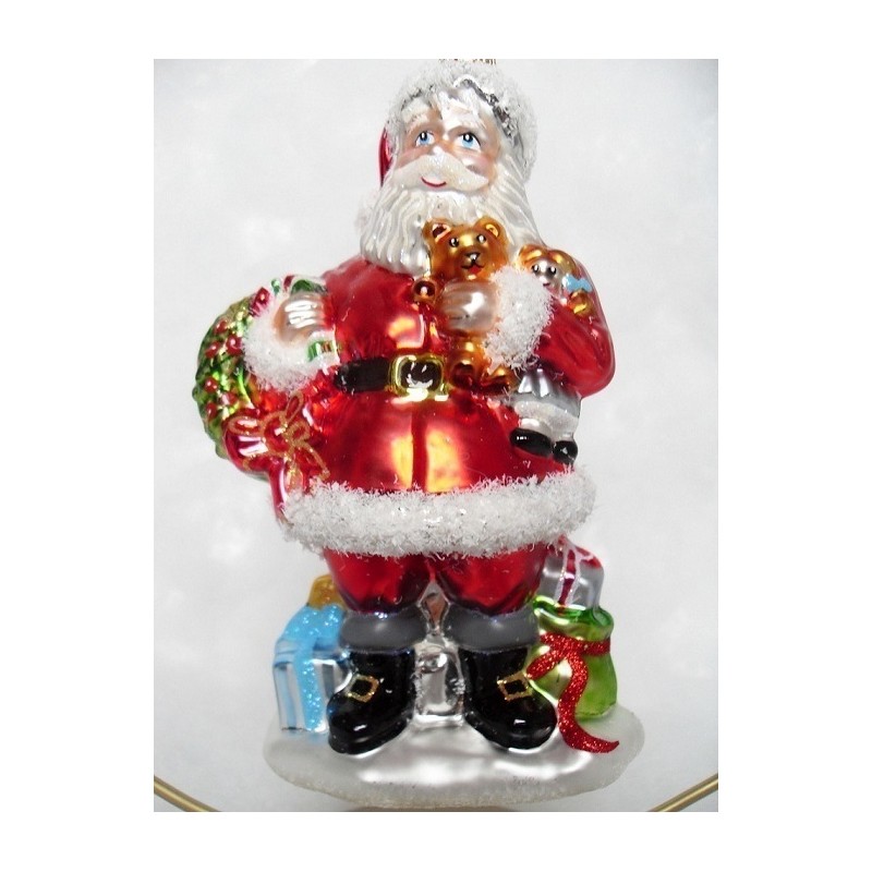 overschreden mengsel Ontslag handgemaakte kerstballen kerstversiering van glas - Rode Kerstman